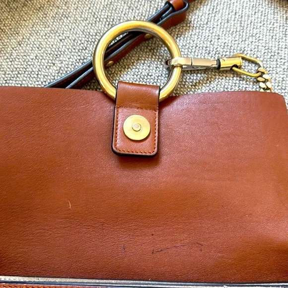 Authentic Chloe Faye Leather Shoulder Bag-Small - Picture 7 of 16